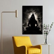 Shiva Cosmic Silhouette Poster - Image 2
