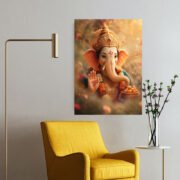 Lord Ganesha Sacred Portrait Poster - Image 2