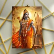 Lord Rama Sunset Portrait Poster - Image 3