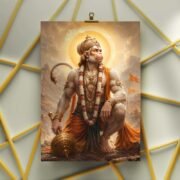 Hanuman Warrior Kneel Poster - Image 3