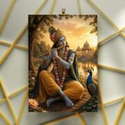 Krishna Flute Garden Poster - Image 3
