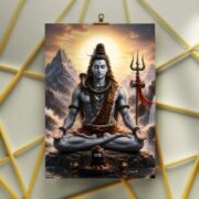 Lord Shiva Himalayan Meditation Poster - Image 3