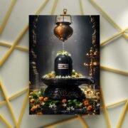 Shivling Golden Abhishek Poster - Image 3