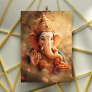 Lord Ganesha Sacred Portrait Poster - Image 3