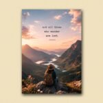 Airplane Window Quote Poster