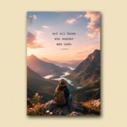 Airplane Window Quote Poster