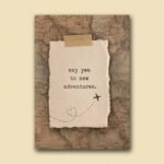 Amalfi Coast Quote Poster