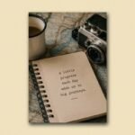 Rainy Forest Path Quote Poster