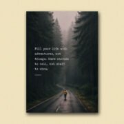 Cappadocia Balloon Quote Poster