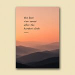 Sunrise Wing View Poster