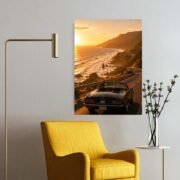Beach Van Sunset Poster - Image 2