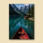 Amalfi Coast Boat View Poster
