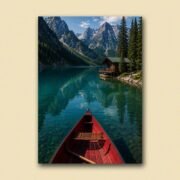 Amalfi Coast Boat View Poster