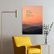 Sunrise Wing View Poster - Image 2
