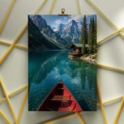 Amalfi Coast Boat View Poster - Image 3
