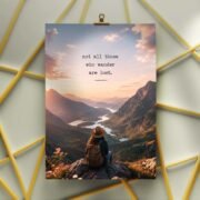 Airplane Window Quote Poster - Image 3