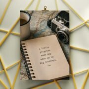 Rainy Forest Path Quote Poster - Image 3