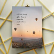 Misty Mountain Quote Poster - Image 3