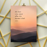 Sunrise Wing View Poster - Image 3