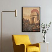 Delhi Gate Sunset Poster - Image 2