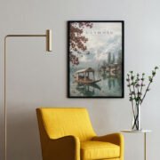 Kashmir Lake Houseboat Poster - Image 2