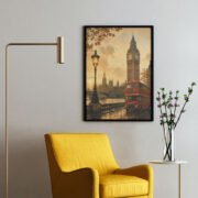London Autumn Twilight Poster - Image 2