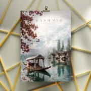Kashmir Lake Houseboat Poster - Image 3