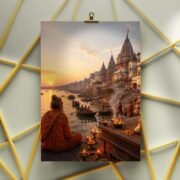 Varanasi Ganges Ghat Poster - Image 3