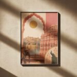 Jaipur Palace Collage Poster