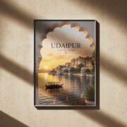 Udaipur City of Lakes Poster