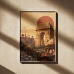 Delhi Gate Sunset Poster