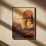 Delhi Gate Sunset Poster